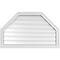 Ekena Millwork Octagonal Top Surface Mount PVC Gable Vent w/ 2"W x 2"P Brickmould Sill Frame, 36"W x 22"H GVPOT36X2203SF - alternate 1